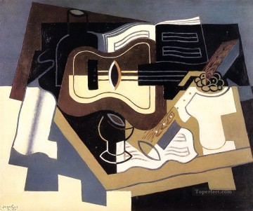 ギターとクラリネット 1920年 フアン・グリ Oil Paintings